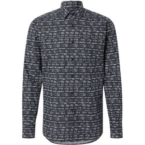 Karl Lagerfeld Overhemd  zwart / wit