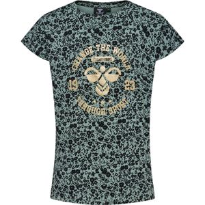 Hummel Shirt  beige / mintgroen / zwart