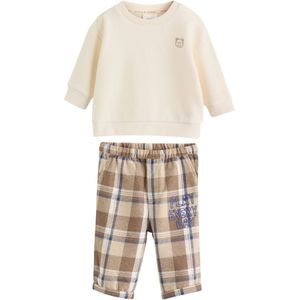 Next Set  crème / donkerbeige / navy / karamel