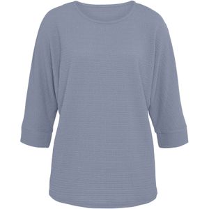Vivance Shirt - Rookblauw - Kreukvrije Crêpe Stof - Casual Fit