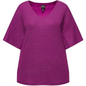 Ulla Popken Shirt  roodviolet