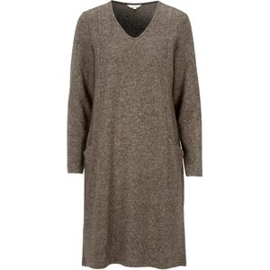 Cellbes of Sweden Gebreide jurk  grijs gemêleerd