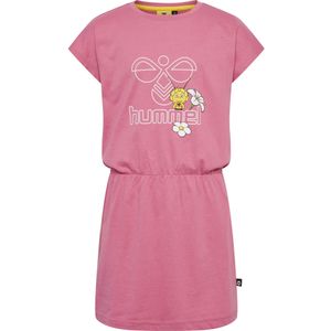 Hummel - Maya - Jurk - Geel - Lichtroze - Zwart - Wit