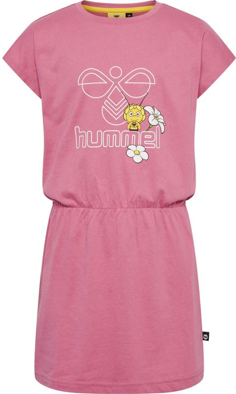 Hummel - Maya - Jurk - Geel - Lichtroze - Zwart - Wit