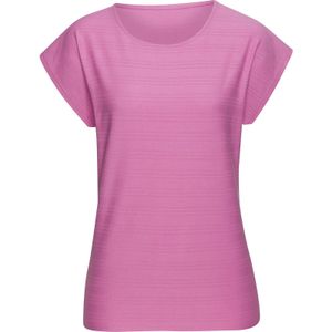 Vivance - T-shirt - Pink - Modieuze Streepstructuur - Zachte Katoenkwaliteit