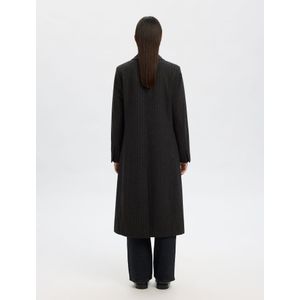 SELECTED Tussenmantel  grijs / wit