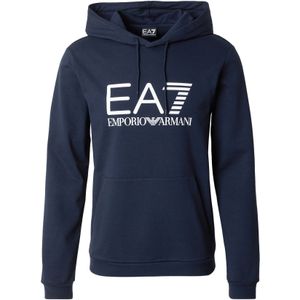EA7 Emporio Armani Sweatshirt  donkerblauw / wit