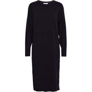 b.young Gebreide jurk 'Manina'  zwart