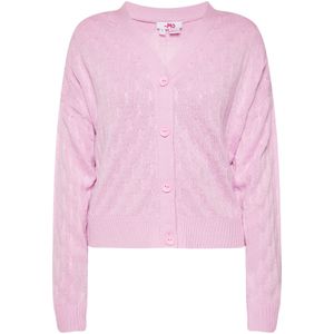 MYMO Gebreid vest  rosa