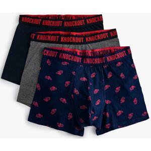 Koton Boxershorts  blauw / grijs / zwart