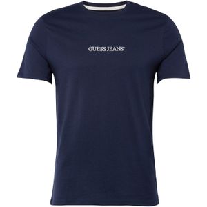 GUESS - Shirt - Donkerblauw/Wit - T-shirt