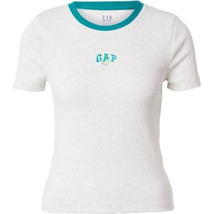 GAP Shirt  lichtgrijs / smaragd / lichtgroen