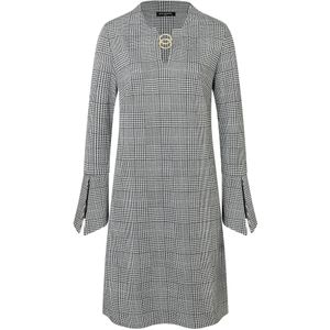 Ana Alcazar Jurk 'Shaby'  zwart / offwhite