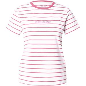 GUESS JEANS Shirt  pink / wit