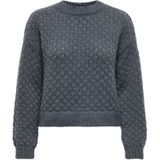 JDY - Gebreide Pullover - Zacht - O-hals - Lange Mouwen - Knit Fit