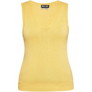 ROCKEASY Gebreide top  geel