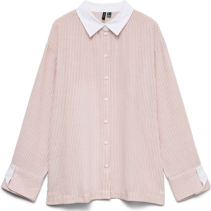 Vmlea - Overhemd - Regular Fit - Lange Mouwen - Button Down-kraag