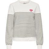 Onlbine - Sweatshirt - Regular Fit - Lange Mouwen - Bedrukking op Voor- en Achterkant