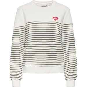 Onlbine - Sweatshirt - Regular Fit - Lange Mouwen - Bedrukking op Voor- en Achterkant