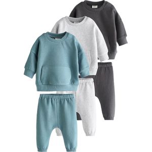 Next Set  antraciet / lichtgrijs / petrol