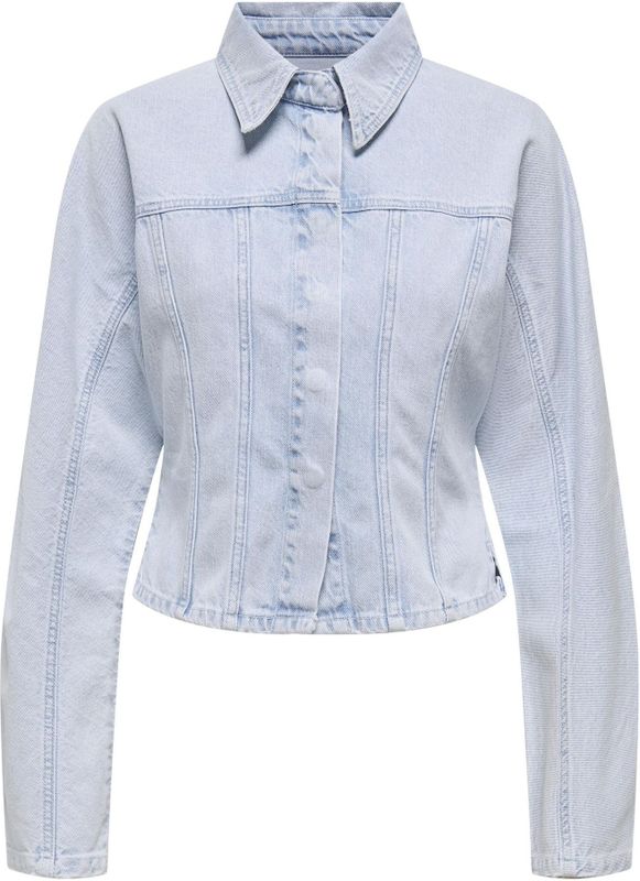 Onlrebecca - Denim Jas - Gespreide Kraag - Knoopsluiting
