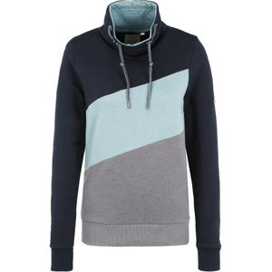 Oxmo Sweatshirt 'Agda'  blauw / grijs