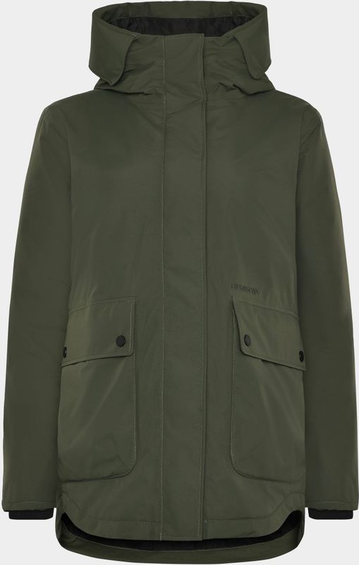 Didriksons Functionele jas 'DANIELLA'  donkergroen