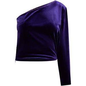 faina Top 'Nally'  goud / aubergine