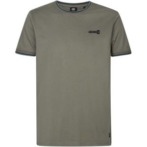 Petrol Industries Shirt  kaki / zwart