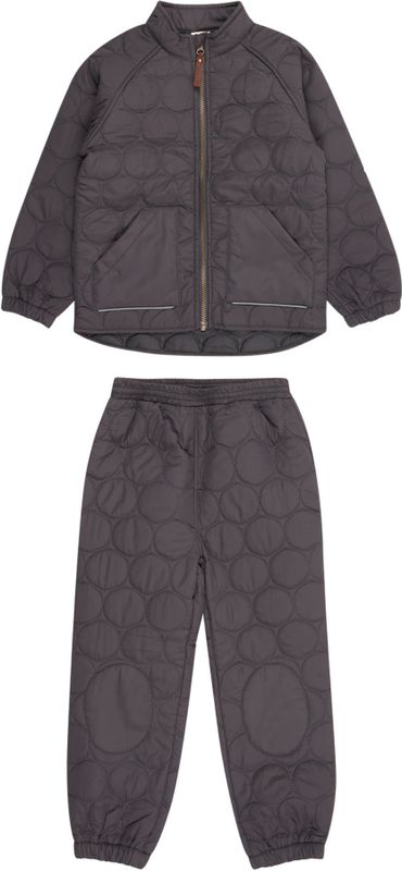 EN FANT - Functioneel Pak - Donkergrijs - 2-delig - Lange Mouw - Lang/Maxi