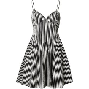 TOPSHOP Zomerjurk  grijs / zwart / wit