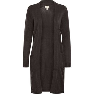 Oxmo Gebreid vest 'Cabba'  zwart