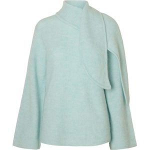 SELECTED Trui 'SLFLULU'  hemelsblauw