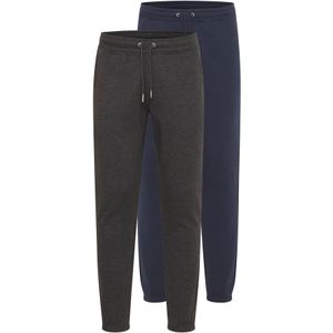 !Solid Broek 'Colineo'  donkerblauw / antraciet
