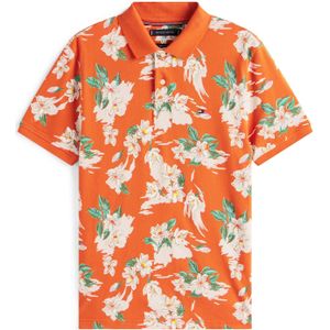 TOMMY HILFIGER Shirt  ecru / donkerbeige / jade groen / oranje