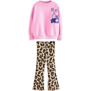 Next Set  beige / donkerblauw / rosa / zwart