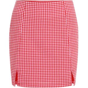 Nasty Gal Petite Rok  rood / wit