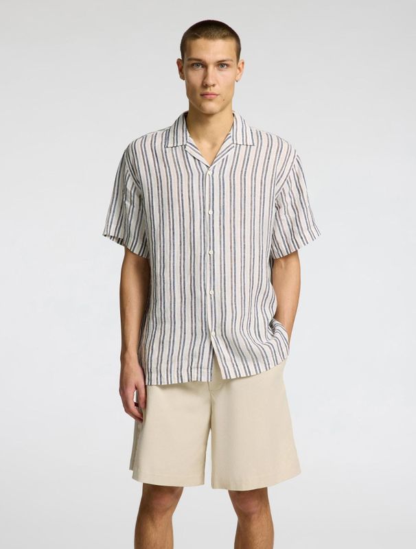 SELECTED HOMME - KYLIAN - Vrijetijdsoverhemd - Puur Linnen - Regular Fit