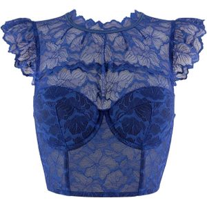 Royalblauw - BH - Bovenmateriaal 60% Polyamide 35% Polyester 5% Elastaan