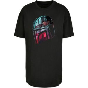 Oversized shirt 'Star Wars The Mandalorian Mandalore Helmet Reflection'