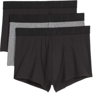 Marc O'Polo Boxershorts 'Essentials'  grijs gemêleerd / zwart