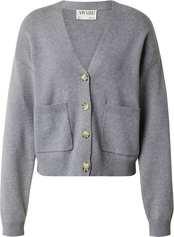 Awsigbrit - Gebreid Vest - Hoge Hals - Lange Mouwen - Regular Fit