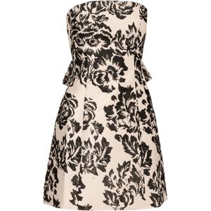 Adrianna Papell Cocktailjurk 'Strapless Mikado Short Dress'  wit