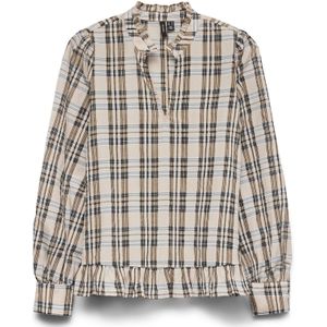 Vmmali - Top - Hoge Hals - Lange Mouwen - Volumineuze Mouwen - Relaxed Fit