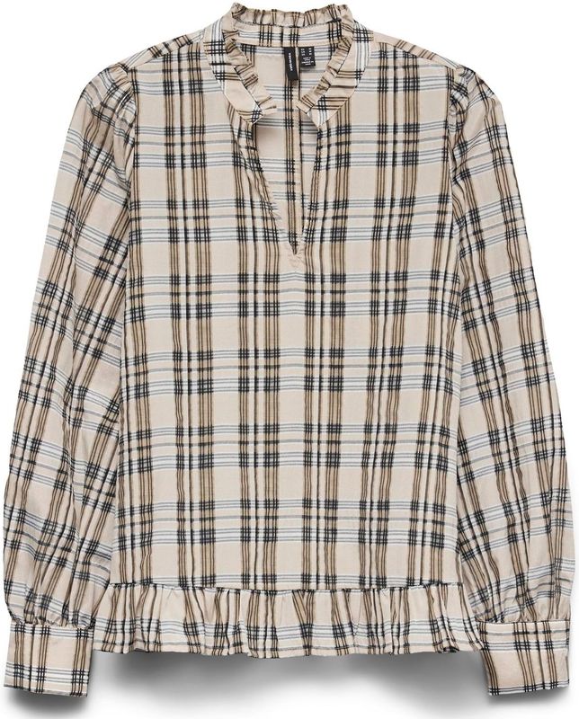 Vmmali - Top - Hoge Hals - Lange Mouwen - Volumineuze Mouwen - Relaxed Fit