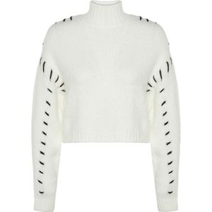 Trendyol Trui  ecru / zwart