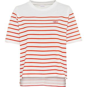 Shirt - T-shirt - Gestreept - Jersey - Ronde Hals