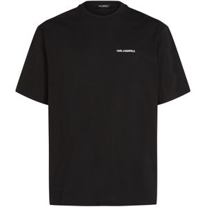 Karl Lagerfeld Shirt  zwart / wit