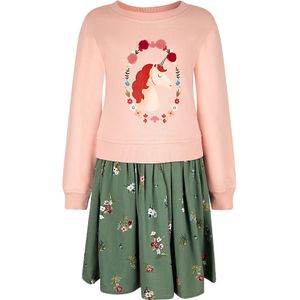 happy girls - Midi-jurk - Dusty rose - Lange Mouwen - Regular Fit