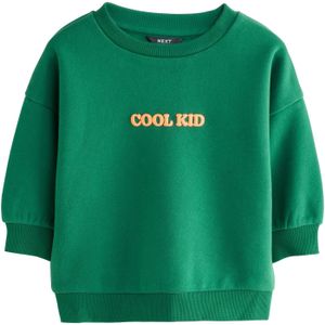 Next Sweatshirt  groen / oranje